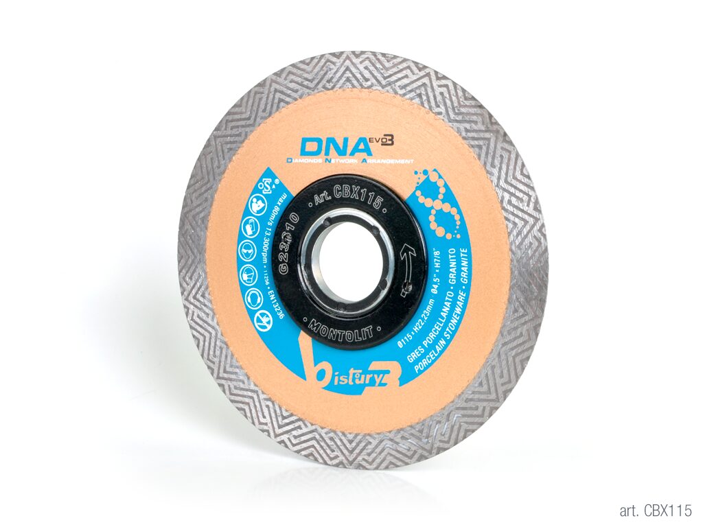 DNA CBX – Disco diamantato con fascia autorefrigerante