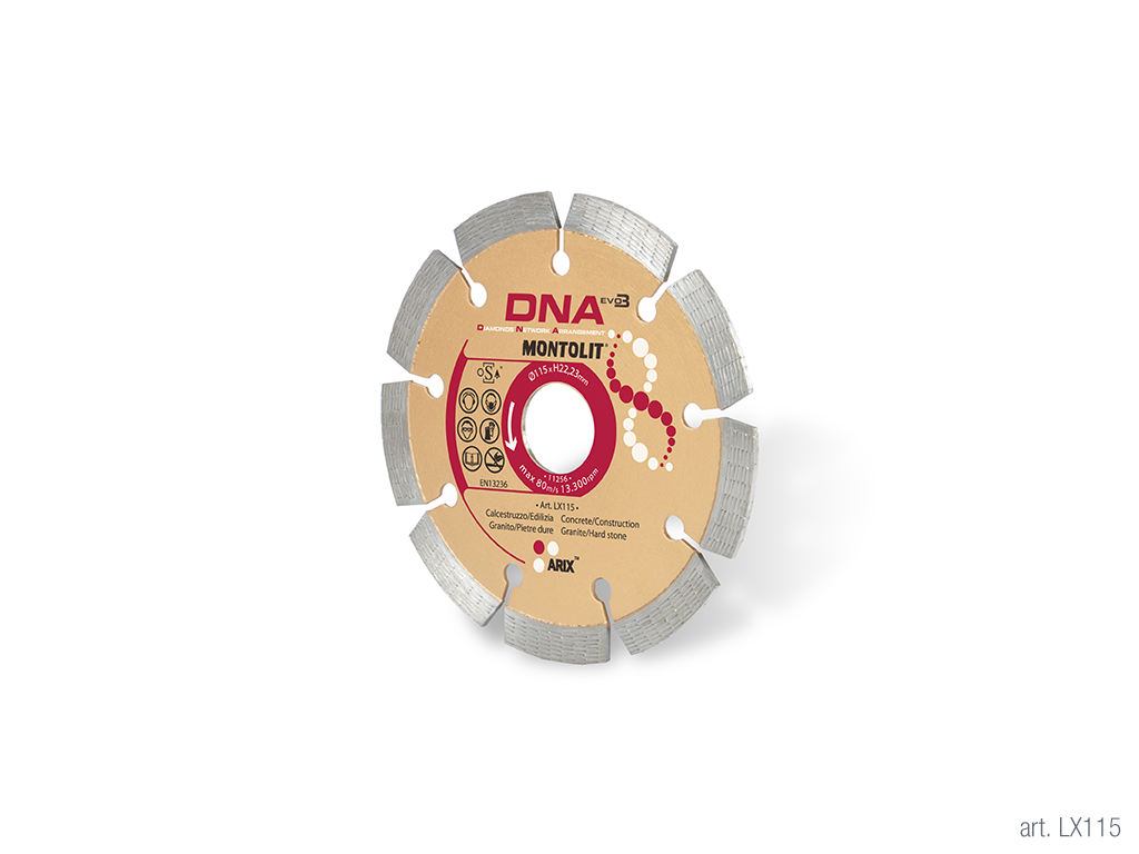 DNA LX – Disco diamantato con fascia a settori