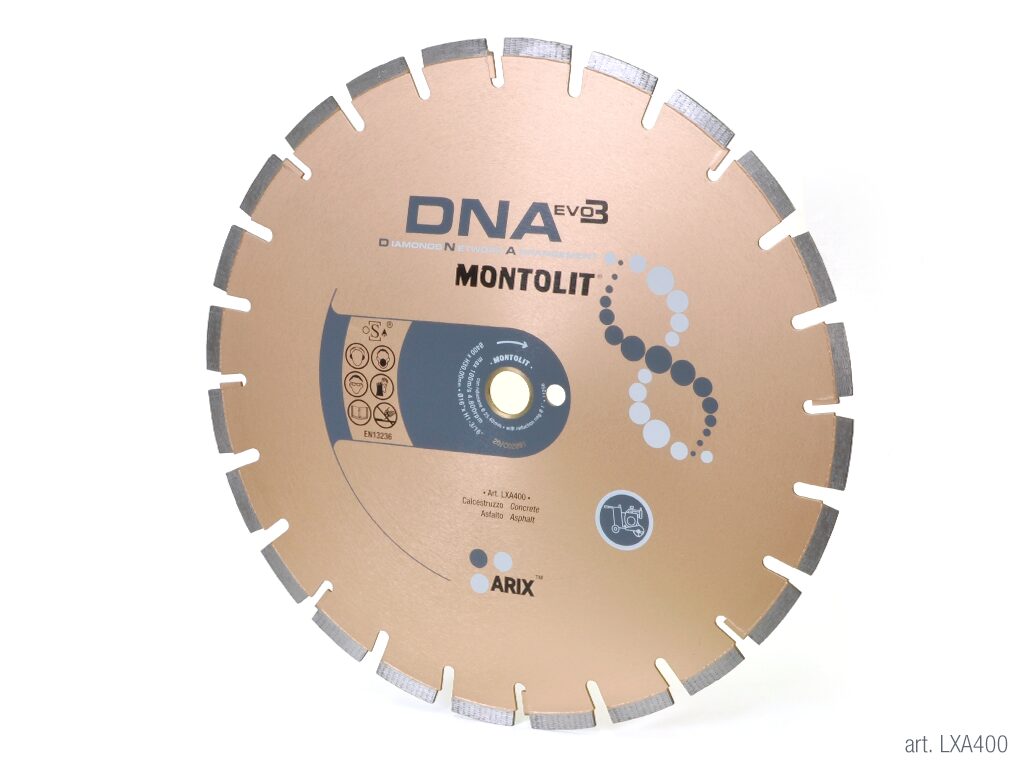 DNA LXA – Disco diamantato con fascia a settori