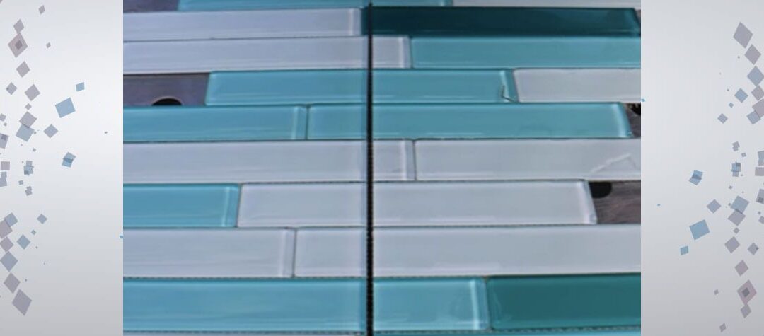 HOW TO CUT ANY KIND OF GLASS TILE AND GLASS MOSAIC QUICKLY AND WITHOUT SPLINTERS