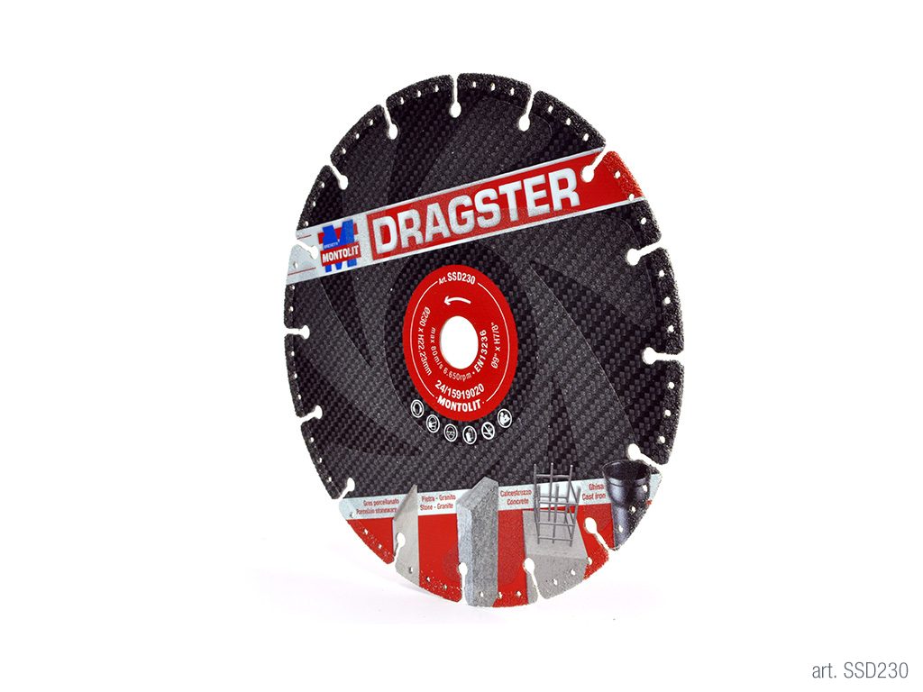 MONDRILLO DRAGSTER – Disco diamantato “Vacuum” a settori