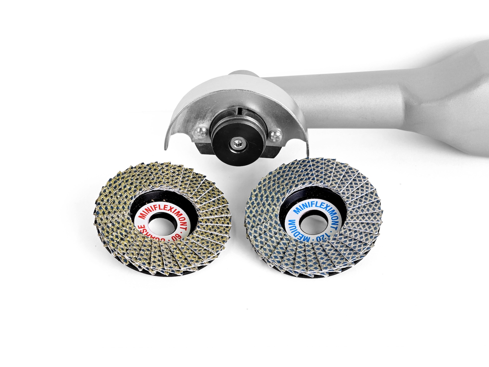 MINIFLEXIMONT – Diamond Flap Discs for Mini Angle Grinders