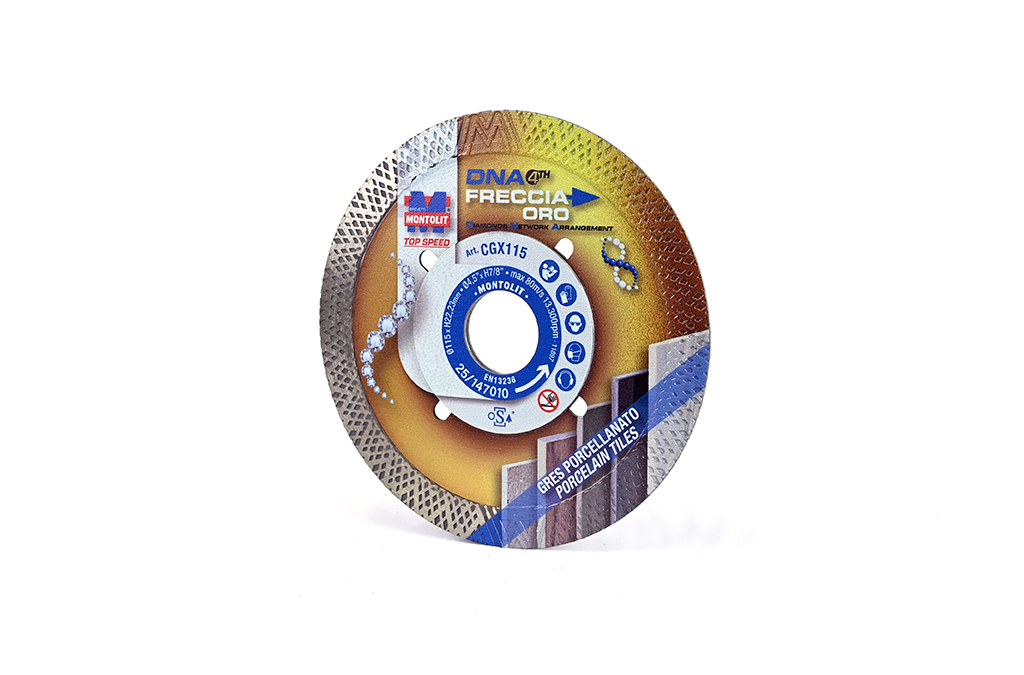 DNA FRECCIA ORO – Diamond blade with self-cooling band