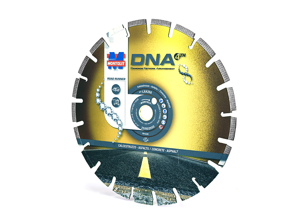 DNA LXA – Disco diamantato con fascia a settori