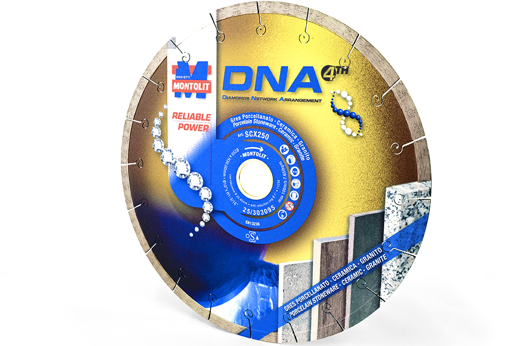 DNA SCX – Diamond blade with braze welded segments