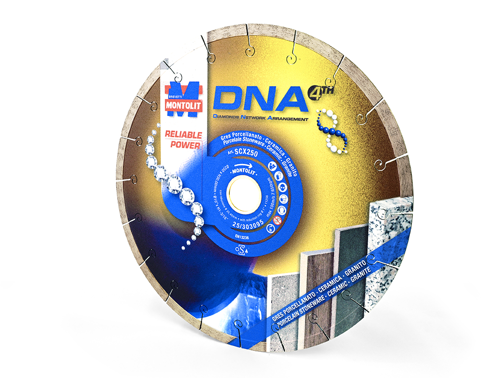 DNA SCX – Disco diamantato con fascia a settori ravvicinati