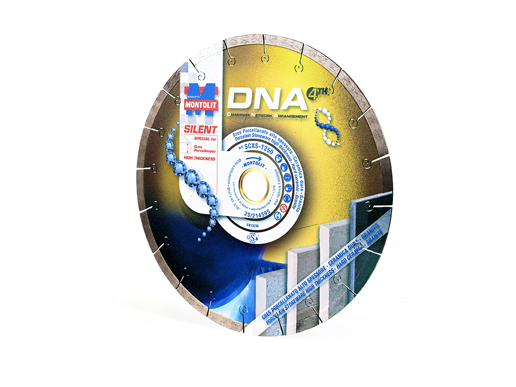 DNA SCXS-T – Disco diamantato silenziato con fascia a settori ravvicinati